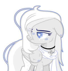 Size: 1280x1337 | Tagged: safe, artist:ocelly, imported from derpibooru, oc, oc only, oc:snowflake, pegasus, pony, base used, female, floppy ears, mare, simple background, solo, transparent background