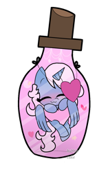 Size: 767x1218 | Tagged: safe, artist:cakesthebendyfangirl, imported from derpibooru, oc, oc:fleurbelle, alicorn, adorabelle, alicorn oc, blushing, chibi, cute, eyes closed, female, heart, horn, hug, mare, pony in a bottle, simple background, transparent background, wings