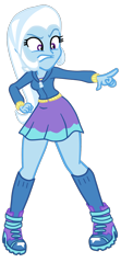 Size: 786x1768 | Tagged: safe, artist:gmaplay, imported from derpibooru, trixie, equestria girls, simple background, solo, transparent background, trixie is not amused, unamused