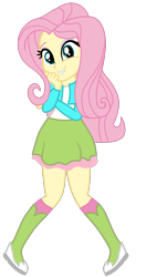 Size: 1429x2522 | Tagged: safe, alternate version, artist:gmaplay, imported from derpibooru, fluttershy, equestria girls, alternate clothes, alternate costumes, alternate outfits, simple background, solo, transparent background