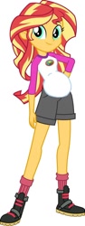 Size: 474x1261 | Tagged: safe, edit, imported from derpibooru, sunset shimmer, human, equestria girls, legend of everfree, belly, belly edit, pregnant, pregnant edit, pregnant equestria girls, sunset preggers