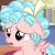 Size: 50x50 | Tagged: safe, edit, edited screencap, editor:sapphirefeatherdust, imported from derpibooru, screencap, cozy glow, pegasus, pony, animated, female, filly, floppy ears, gif, gif for breezies, open mouth, picture for breezies, solo