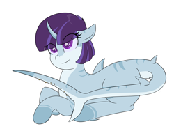 Size: 3200x2400 | Tagged: safe, artist:eyeburn, imported from derpibooru, oc, oc only, oc:killi thaum, original species, shark, shark pony, lying down, piercing, prone, simple background, solo, transparent background