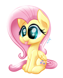 Size: 900x1108 | Tagged: safe, artist:avui, artist:ewoudcponies, imported from derpibooru, fluttershy, pegasus, pony, :p, big eyes, cute, shyabetes, simple background, solo, tongue out, transparent background