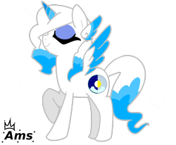 Size: 1024x845 | Tagged: safe, artist:amgiwolf, imported from derpibooru, oc, oc only, alicorn, pony, alicorn oc, eyes closed, horn, raised hoof, simple background, solo, transparent background, two toned wings, wings