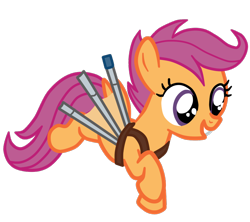 Size: 876x778 | Tagged: safe, artist:gmaplay, imported from derpibooru, scootaloo, pegasus, pony, artificial wings, augmented, female, filly, scootaloo can fly, simple background, solo, transparent background, wings