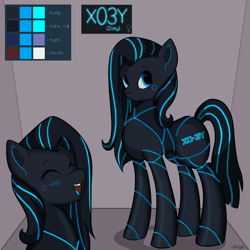 Size: 2160x2160 | Tagged: safe, artist:starlight, imported from derpibooru, oc, oc:x03y, pony, robot, robot pony, female, mare, reference