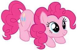 Size: 1280x831 | Tagged: safe, artist:andoanimalia, imported from derpibooru, pinkie pie, earth pony, pony, cute, diapinkes, female, mare, ponk, silly, silly pony, simple background, solo, transparent background, vector