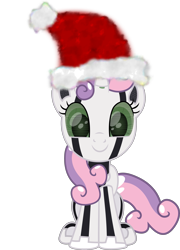 Size: 2813x3902 | Tagged: safe, artist:lincolnbrewsterfan, derpibooru exclusive, imported from derpibooru, part of a set, sweetie belle, pony, robot, robot pony, unicorn, friendship is witchcraft, .svg available, christmas, cute, female, filly, happy, hat, holiday, inkscape, inspired by another artist, lincolnbrewsterfan is trying to murder us, lincolnbrewsterfan's christmas ponies, looking at you, roboticization, santa hat, simple background, sitting, smiling at you, solo, svg, sweetie bot, transparent background, vector, weapons-grade cute, winter