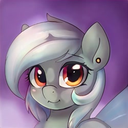 Size: 1024x1024 | Tagged: safe, artist:thisponydoesnotexist, imported from derpibooru, pony, ai content, ai generated, ear piercing, earring, generator:thisponydoesnotexist, jewelry, neural network, not lyra, piercing, solo