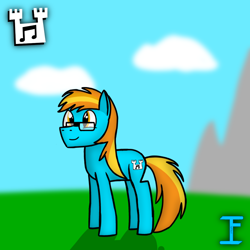 Size: 1080x1080 | Tagged: safe, artist:itzf1ker1, imported from derpibooru, oc, oc only, oc:4everfreebrony, earth pony, pony, solo