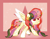 Size: 802x620 | Tagged: safe, artist:stelladiamond, imported from derpibooru, oc, oc only, oc:crystal nova, pegasus, pony, female, mare, solo, two toned wings, wings