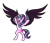 Size: 2300x2000 | Tagged: safe, artist:melspyrose, imported from derpibooru, starlight glimmer, alicorn, pony, alicornified, antagonist, bad end, cutie mark swap, cutie mark theft, good end, implied twilight sparkle, insanity, large wings, laughing, race swap, s5 starlight, simple background, solo, starlicorn, this will end in communism, transformation, transparent background, twilight's cutie mark, vector, what if, wings, xk-class end-of-the-world scenario