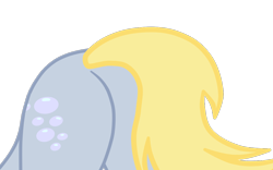 Size: 1194x747 | Tagged: safe, alternate version, artist:gmaplay, imported from derpibooru, derpy hooves, pegasus, pony, alternate character, ass, bubble butt, butt, butt only, face down ass up, plot, simple background, solo, transparent background