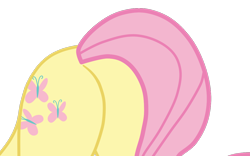 Size: 1194x747 | Tagged: safe, alternate version, artist:gmaplay, imported from derpibooru, fluttershy, pegasus, pony, alternate character, ass, ass up, butt, butt only, face down ass up, flutterbutt, plot, simple background, solo, transparent background