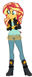 Size: 777x1833 | Tagged: safe, artist:gmaplay, imported from derpibooru, sunset shimmer, eqg summertime shorts, equestria girls, equestria girls series, boots, clothes, shoes, simple background, solo, transparent background