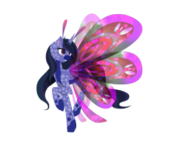 Size: 4499x3958 | Tagged: safe, artist:riariirii2, imported from derpibooru, oc, oc only, breezie, pony, colored wings, gradient wings, simple background, solo, transparent background, wings