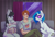 Size: 3273x2247 | Tagged: safe, artist:peachez, imported from derpibooru, dj pon-3, octavia melody, vinyl scratch, oc, oc:benny yale, earth pony, human, unicorn, fanfic:crossing the trixie bridge, couch, fanfic art, human oc