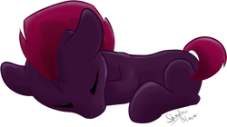 Size: 1246x700 | Tagged: safe, artist:shadowblazearts, imported from derpibooru, fizzlepop berrytwist, tempest shadow, pony, unicorn, best pony, blank flank, blank flank tempest, cute, eyes closed, female, filly, filly tempest shadow, lying down, prone, simple background, sleeping, solo, tempestbetes, transparent background, younger