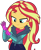 Size: 2556x3094 | Tagged: safe, artist:sketchmcreations, imported from derpibooru, sunset shimmer, equestria girls, equestria girls series, holidays unwrapped, spoiler:eqg series (season 2), clothes, coat, dressing, female, getting dressed, gloves, saving pinkie's pie, simple background, smiling, solo, transparent background, vector, winter outfit