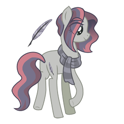 Size: 2160x2160 | Tagged: safe, artist:gallantserver, imported from derpibooru, oc, oc only, earth pony, pony, clothes, female, magical lesbian spawn, mare, offspring, parent:blossomforth, parent:marble pie, scarf, simple background, solo, transparent background