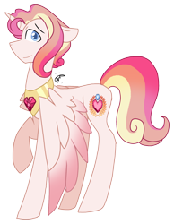 Size: 1172x1507 | Tagged: safe, artist:gallantserver, imported from derpibooru, oc, oc only, oc:adustio, alicorn, pony, magical lesbian spawn, male, offspring, parent:princess cadance, parent:princess celestia, simple background, solo, stallion, transparent background