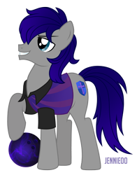 Size: 940x1200 | Tagged: safe, artist:jennieoo, imported from derpibooru, oc, oc only, oc:maverick, earth pony, pony, bowl, bowling, bowling ball, clothes, male, shirt, show accurate, simple background, smiling, solo, stallion, transparent background, vector