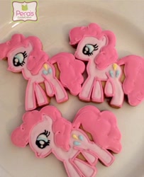 Size: 713x880 | Tagged: artist needed, safe, imported from derpibooru, pinkie pie, pony, cookie, food, irl, photo, solo