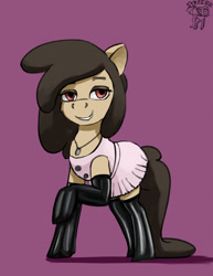 Size: 900x1165 | Tagged: safe, artist:warskunk, imported from derpibooru, earth pony, clothes, leggings