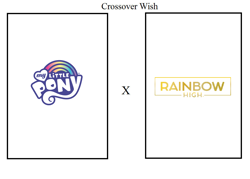 Size: 1024x735 | Tagged: safe, artist:jasonpictures, artist:therealartydancer, imported from derpibooru, crossover, logo, my little pony logo, rainbow high, template