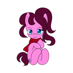 Size: 1920x1920 | Tagged: safe, artist:snowzaaah, imported from derpibooru, oc, oc only, earth pony, pony, derpibooru community collaboration, 2021 community collab, clothes, scarf, simple background, solo, transparent background