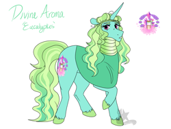 Size: 1024x768 | Tagged: safe, artist:arexstar, imported from derpibooru, oc, oc only, oc:divine aroma, pony, unicorn, female, mare, offspring, parent:king sombra, parent:tree hugger, simple background, solo, white background