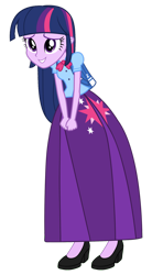 Size: 1024x1853 | Tagged: safe, alternate version, artist:cartoonmasterv3, imported from derpibooru, twilight sparkle, alicorn, human, equestria girls, alternate design, alternate universe, clothes, humanized, long skirt, skirt, solo, twilight sparkle (alicorn), vector