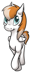 Size: 612x1384 | Tagged: safe, artist:safizejaart, imported from derpibooru, oc, oc only, pegasus, pegasus oc, simple background, smiling, transparent background, two toned mane, two toned tail, wings