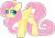 Size: 2214x1566 | Tagged: safe, artist:cinnamontee, imported from derpibooru, fluttershy, pegasus, pony, chest fluff, eyebrows, eyebrows visible through hair, female, looking at you, mare, simple background, smiling, solo, standing, transparent background, white outline