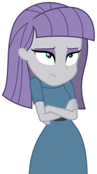 Size: 1459x2600 | Tagged: safe, artist:sketchmcreations, imported from derpibooru, maud pie, equestria girls, equestria girls series, holidays unwrapped, spoiler:eqg series (season 2), cold, crossed arms, female, saving pinkie's pie, shivering, simple background, solo, transparent background, vector