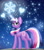 Size: 3120x3511 | Tagged: safe, artist:aryatheeditor, imported from derpibooru, sci-twi, twilight sparkle, pony, unicorn, equestria girls, aesthetics, beautiful, blue eyes, cute, digital art, element of magic, equestria girls ponified, female, full body, geode of telekinesis, glasses, glow, glowing, glowing eyes, glowing horn, headcanon, hearth's warming eve, heterochromia, horn, love, magic, magic aura, magical geodes, nerd, night, photo, ponified, powerful sparkle, real life background, smiling, snow, snowfall, snowflake, stars, twiabetes, unicorn sci-twi