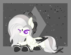 Size: 1106x868 | Tagged: safe, artist:stelladiamond, imported from derpibooru, oc, oc only, oc:stella, pegasus, pony, female, lying down, mare, prone, solo, two toned wings, wings