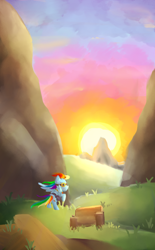 Size: 1500x2420 | Tagged: safe, artist:snowzaaah, imported from derpibooru, rainbow dash, pegasus, pony, fanfic:austraeoh, alternate universe, fanfic art, loyalty, painting, solo, wallpaper