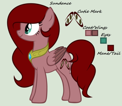 Size: 3344x2920 | Tagged: safe, artist:lominicinfinity, imported from derpibooru, oc, oc only, oc:sundance, pegasus, pony, female, mare, reference sheet, simple background, solo, two toned wings, wings
