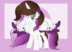 Size: 1143x834 | Tagged: safe, artist:stelladiamond, imported from derpibooru, oc, oc only, oc:moonlight dust, alicorn, pony, colored wings, colored wingtips, female, mare, solo, wings