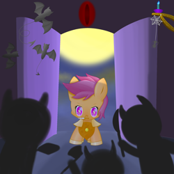 Size: 2000x2000 | Tagged: safe, imported from derpibooru, scootaloo, pony, knife, solo
