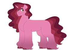 Size: 1280x854 | Tagged: safe, artist:itstechtock, imported from derpibooru, oc, oc only, pony, unicorn, offspring, parent:king sombra, parent:princess cadance, parents:somdance, simple background, solo, white background