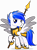 Size: 4871x6651 | Tagged: safe, artist:inaactive, artist:pumpkinpieforlife, imported from derpibooru, oc, oc only, oc:silver blade, pegasus, pony, absurd resolution, armor, male, simple background, solo, spear, stallion, transparent background, weapon