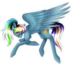 Size: 1868x1641 | Tagged: safe, artist:minelvi, imported from derpibooru, oc, oc only, pegasus, pony, eyelashes, grin, heterochromia, multicolored hair, pegasus oc, rainbow hair, simple background, smiling, solo, transparent background, wings