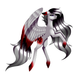 Size: 2582x2573 | Tagged: safe, artist:minelvi, imported from derpibooru, oc, oc only, oc:thundercloud, pegasus, pony, colored hooves, flying, pegasus oc, rearing, simple background, solo, transparent background, wings