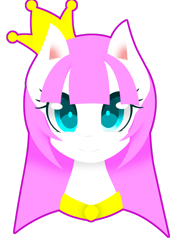 Size: 2073x2892 | Tagged: safe, artist:riariirii2, imported from derpibooru, oc, oc only, pony, bust, choker, crown, eyelashes, jewelry, regalia, simple background, solo, transparent background