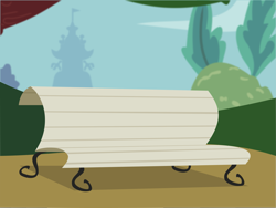 Size: 3841x2882 | Tagged: safe, alternate version, anonymous artist, derpibooru exclusive, imported from derpibooru, .svg available, background, bench, foal house, full house, no pony, outdoors, resource, smiling, svg, tree, vector