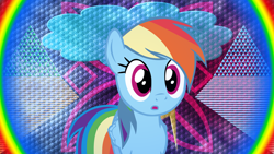 Size: 3840x2160 | Tagged: safe, artist:laszlvfx, edit, imported from derpibooru, rainbow dash, pony, solo, wallpaper, wallpaper edit