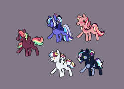 Size: 1400x1000 | Tagged: safe, artist:orphicdove, artist:pegalsus, imported from derpibooru, oc, oc only, oc:cherry bomb, oc:nightglider, oc:phoenix, oc:skyla, oc:tsunami, pegasus, pony, alternate universe, au:chaoticverse, base used, offspring, parent:dumbbell, parent:rainbow dash, parents:dumbdash, solo